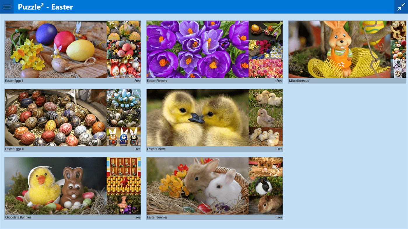 #1. Puzzle² - Easter (Windows) By: fonaps.com