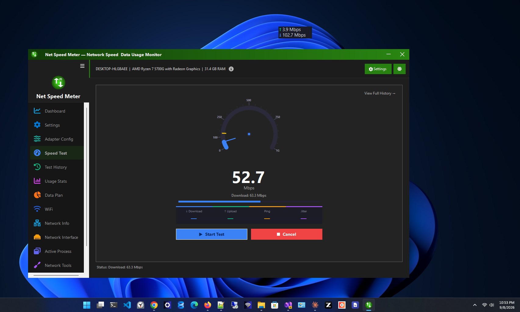 Net Speed Meter screenshot
