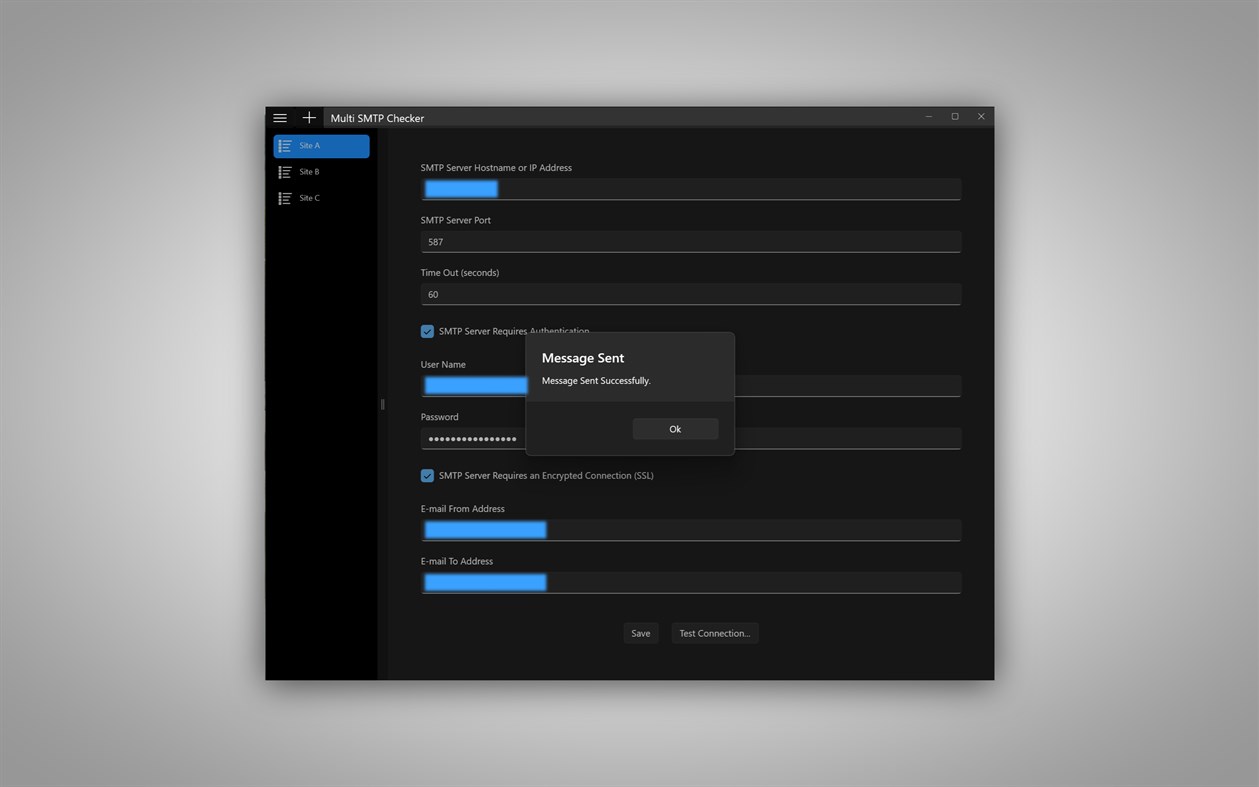 #2. Multi SMTP Checker (Windows) 由: Ebey Tech LLC