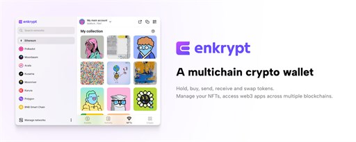 Enkrypt: ETH, BTC and Solana Wallet marquee promo image