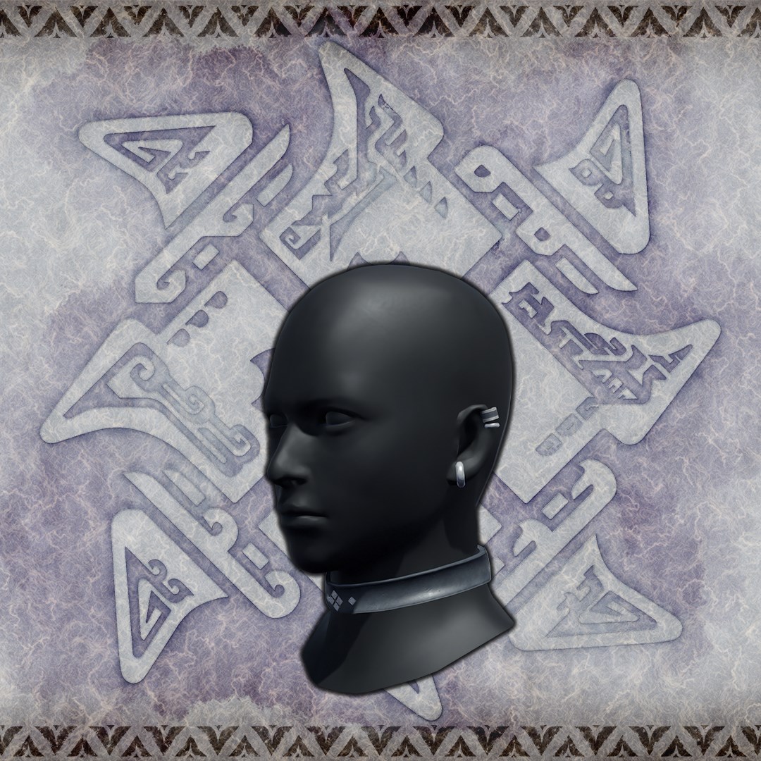 Leather Choker Hunter Layered Armor Piece