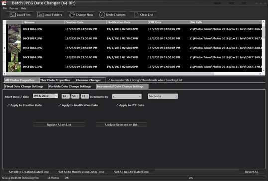 Batch MMedia Date Changer screenshot 4