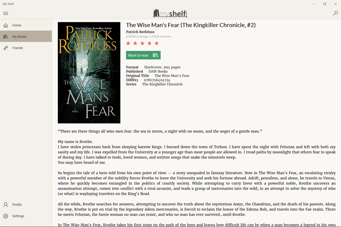 #3. My Shelf (Windows) Av: fmmendo