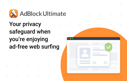 AdBlock Ultimate - Browser without ads small promo image