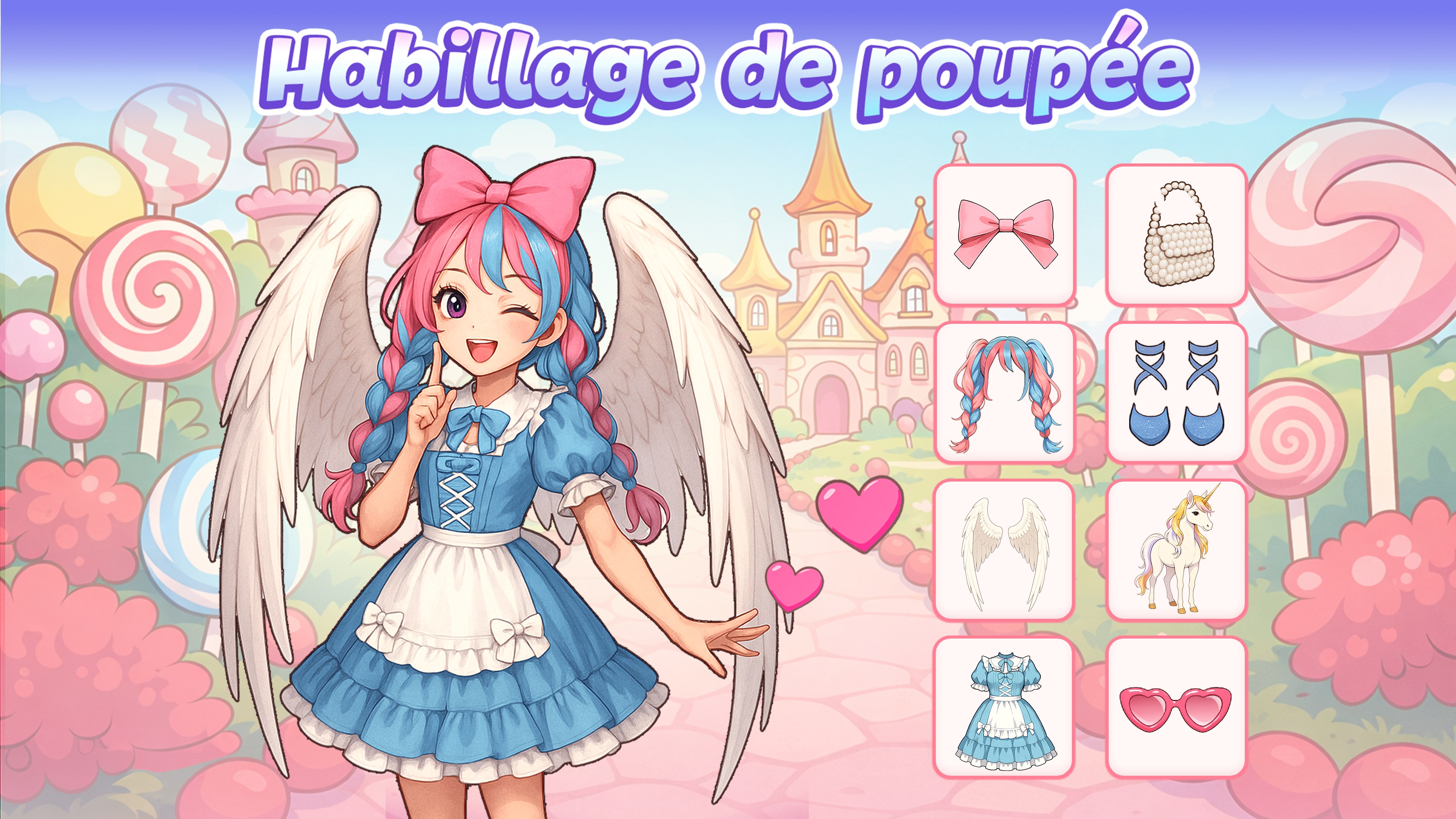Poupée à Habiller 20 Cm – Ensemble De Jeu Créatif Pour Filles Dès 3 Ans, Robe Douce Et Accessoires