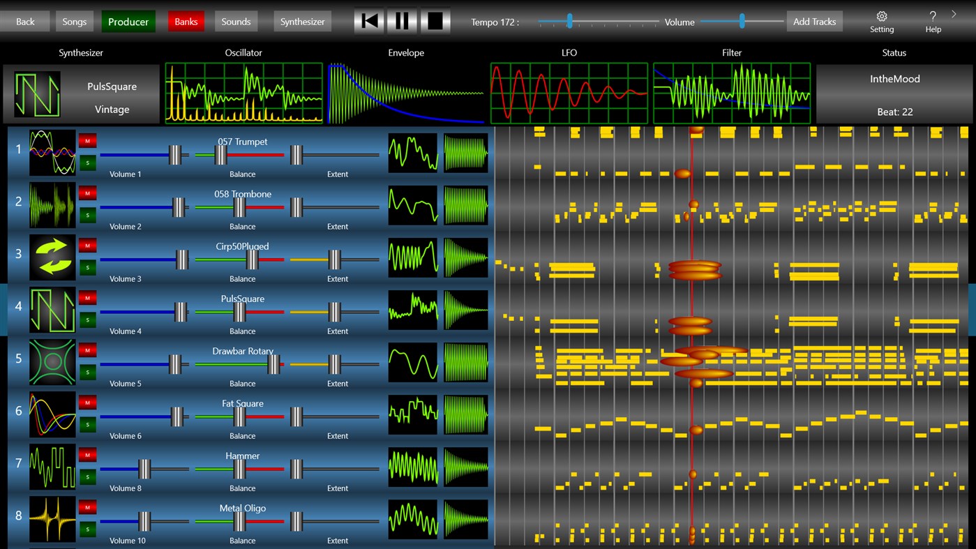 #4. Synthesizer Workstation (Windows) De: SoundDesigner