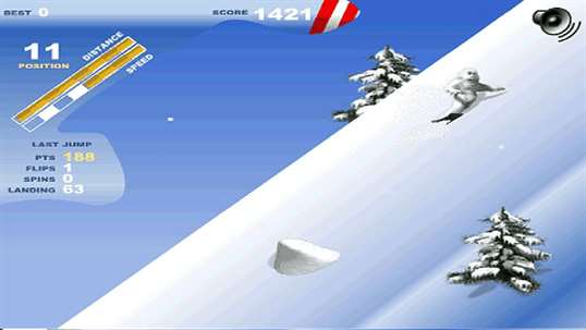 Snowboard Race screenshot 2