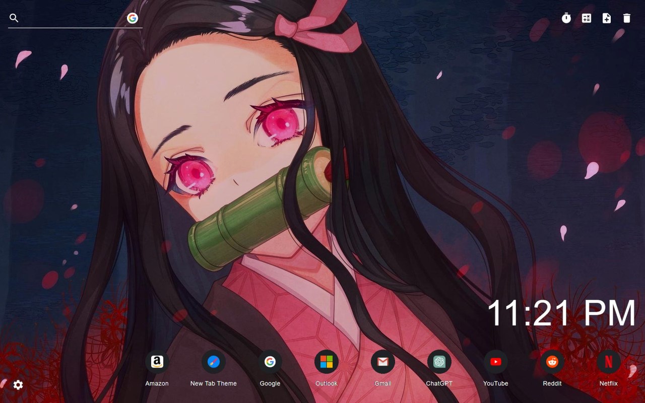 Demon Slayer Nezuko Wallpaper New Tab