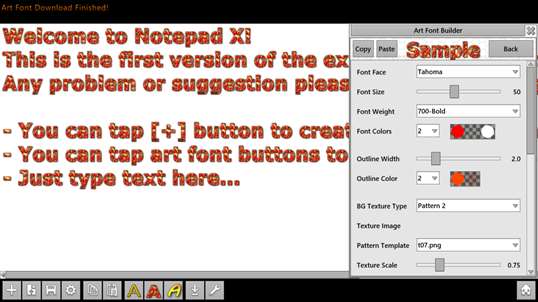 Notepad X screenshot 2