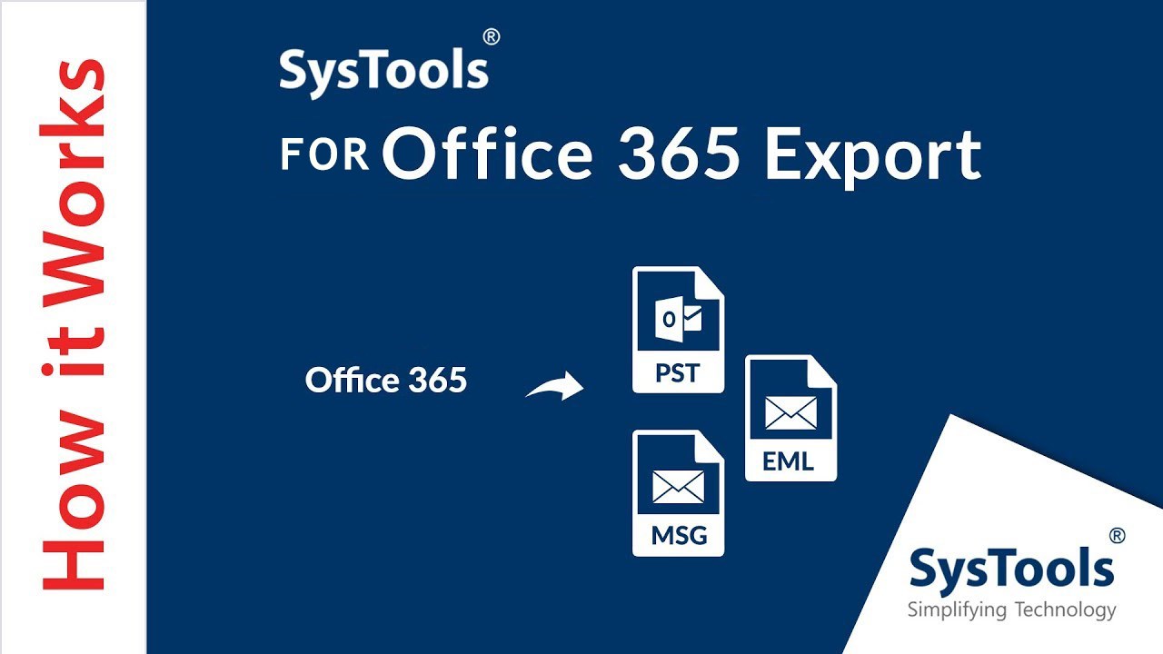 Snapshot 1 of SysTools For Office 365 Export Tool