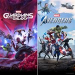 Marvel's Guardians of the Galaxy + Marvel's Avengers Logo