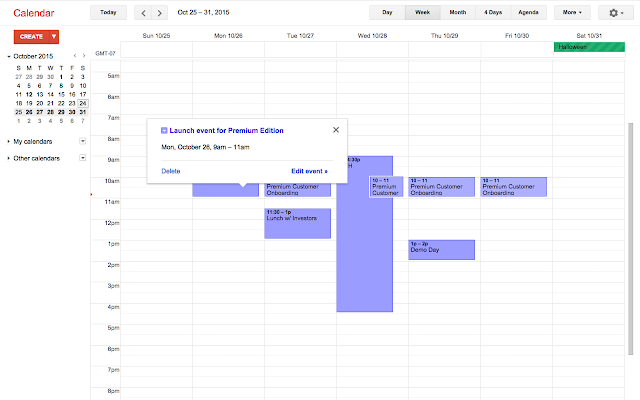 Highfive for Google Calendar