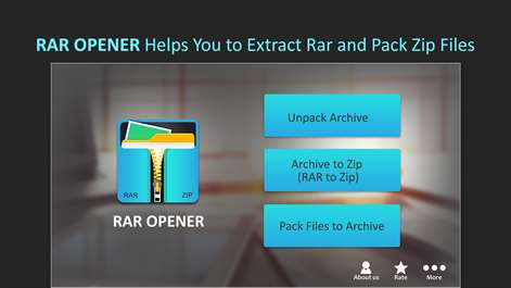 RAR Opener & RAR to ZIP Converter Screenshots 1