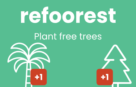 refoorest - plant trees for free small promo image