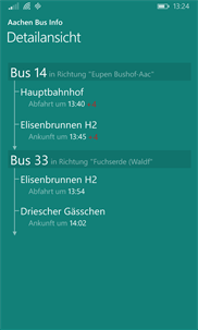 Aachen Bus Info screenshot 6