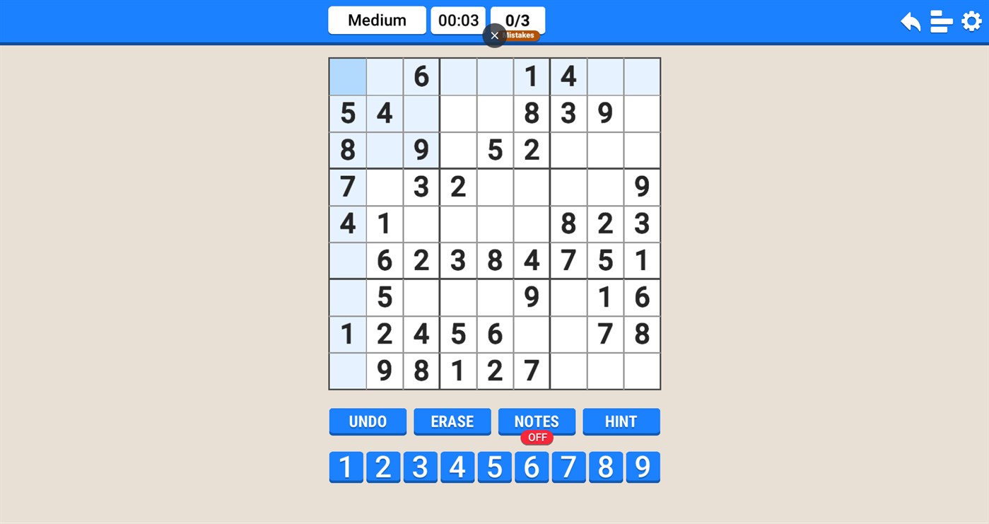 #2. Sudoku: Logic Puzzle (Windows) 由: Playgama