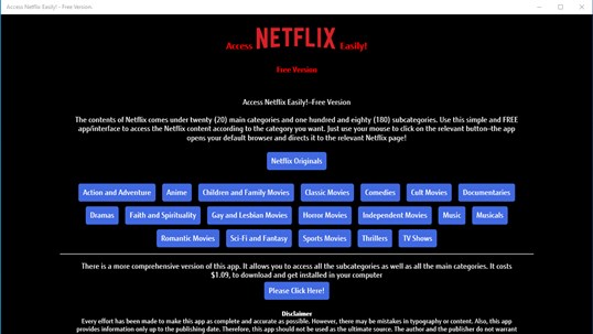 Access Netflix Easily! - Free Version. screenshot 2