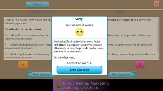 QVprep Lite Learn Marketing screenshot 6