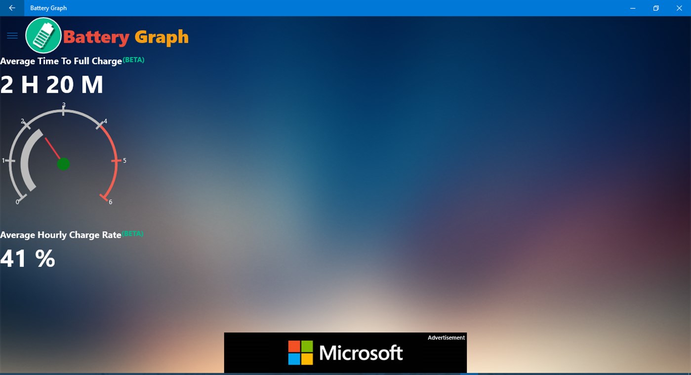 #3. Battery Graph (Windows) 由: Expression App Studio