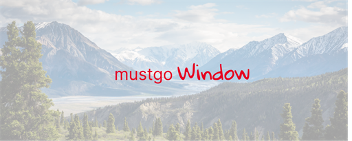 mustgo Window | Beautiful Places marquee promo image