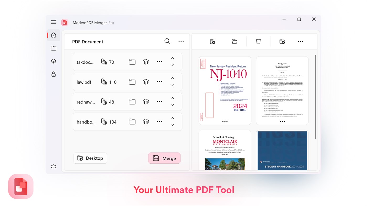 #2. PDF Merger | Reorder Pages | Secure Files (Windows) 由: ModernApp Labs