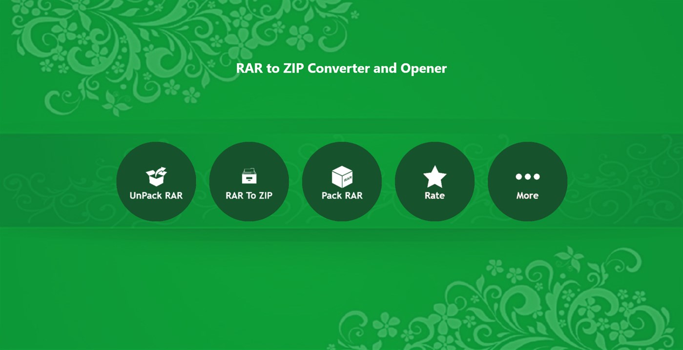 #1. RAR To ZIP Converter,Opener (Windows) โดย: GalaxyApps