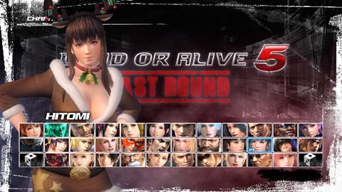 DEAD OR ALIVE 5 Last Round Hitomi Christmas Costume