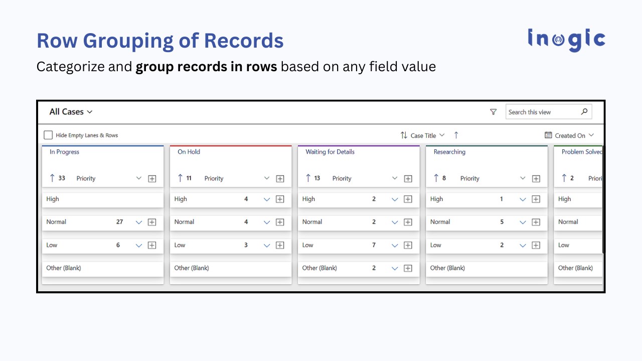 Snapshot 6 of Kanban View for Dynamics 365 CRM Data - Kanban Board