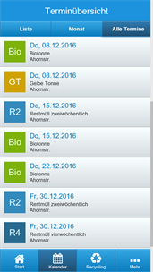 Landkreisbetriebe Abfall-App screenshot 4