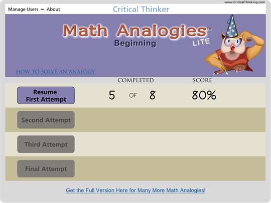 Math Analogies™ Beginning (Free) screenshot 3