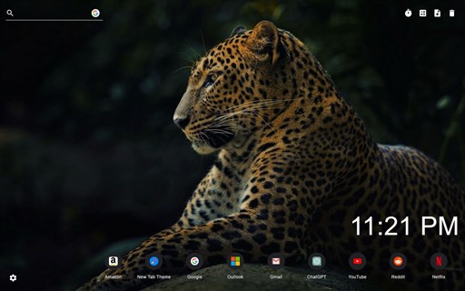 Leopard Wallpaper New Tab - Edge Add-on
