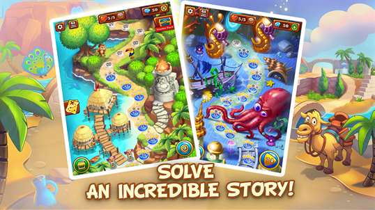 Solitaire Magical Tour: Fun Tripeaks Puzzle Adventure screenshot 2