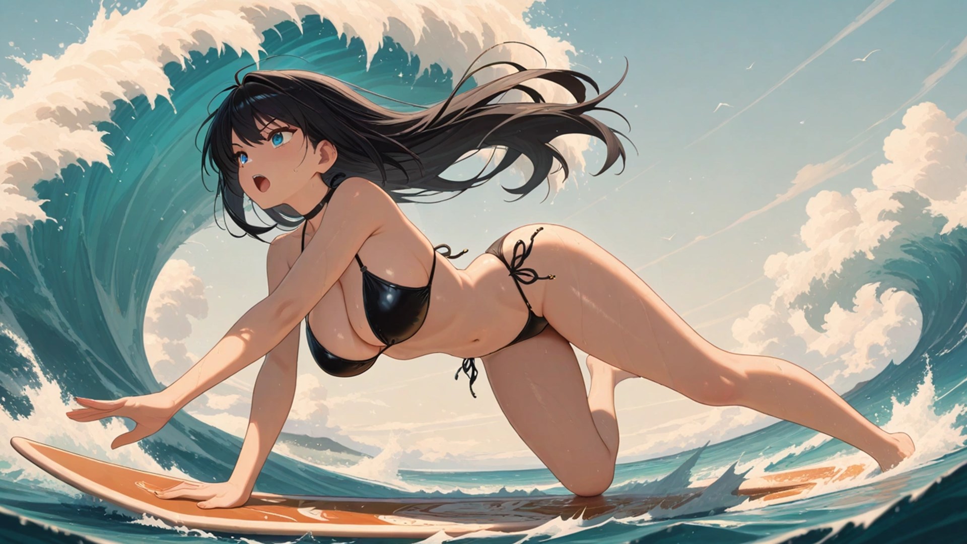 Beautiful Sakura: Surfing Club — скриншот 5