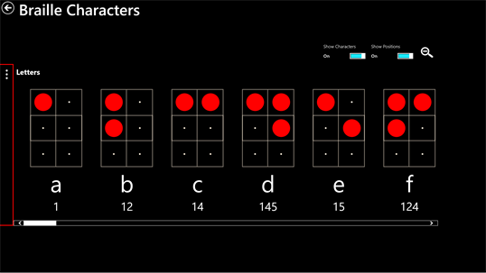 Braille screenshot 1