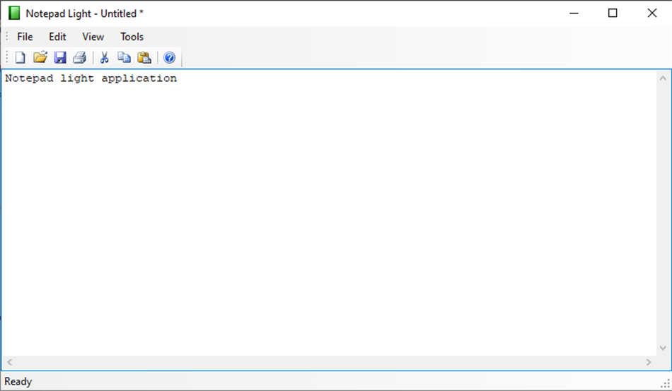 Notepad light (Windows) 由: Julie A Phan
