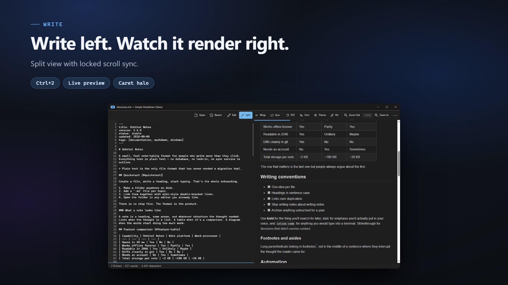 Simple Markdown Viewer screenshot 2