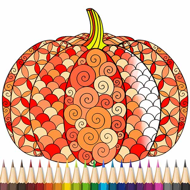 Halloween Coloring Book For Adults