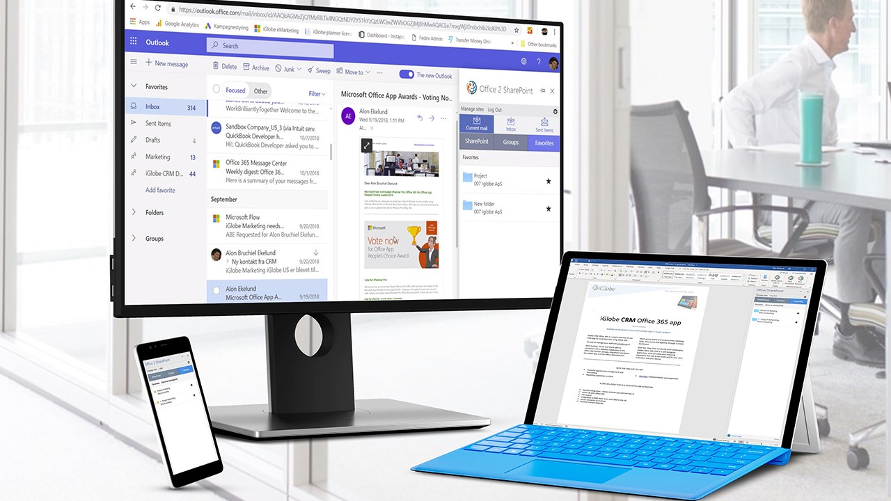 Snapshot 1 of Office2SharePoint for Outlook & Office