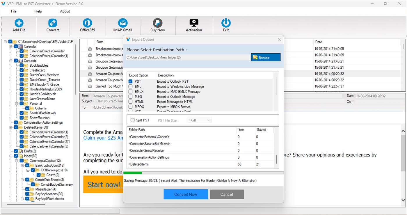 #6. EML to PST Converter (Windows) By: VARTIKA SOFTWARE PRIVATE LIMITED