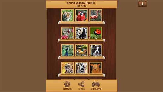 Animal Jigsaw Puzzles for Kids screenshot 1