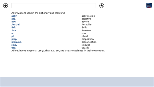 Oxford American Dictionary & Thesaurus screenshot 5