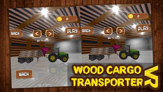 Wood Cargo Transporter VR screenshot 1