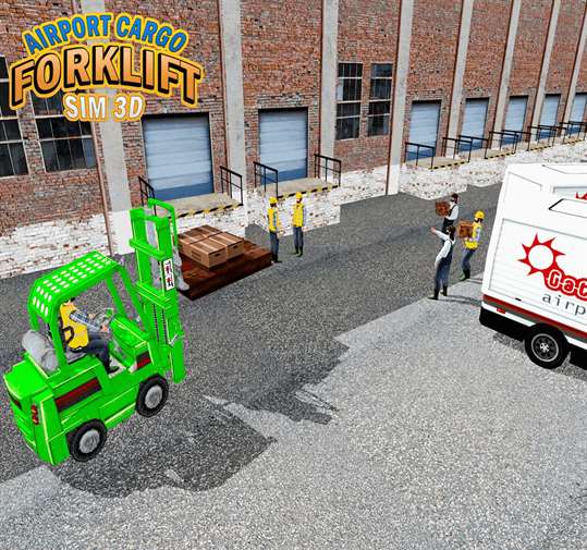 Airport Cargo Forklift Sim screenshot 4