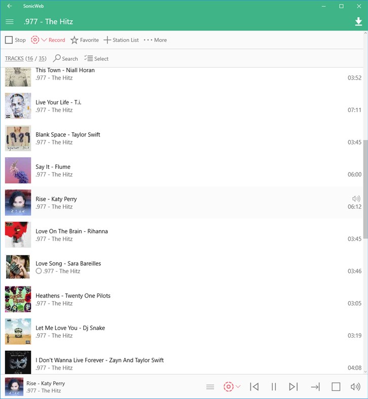 #7. SonicWeb Internet Radio Player Pro (Windows) 由: Patrick Dehne