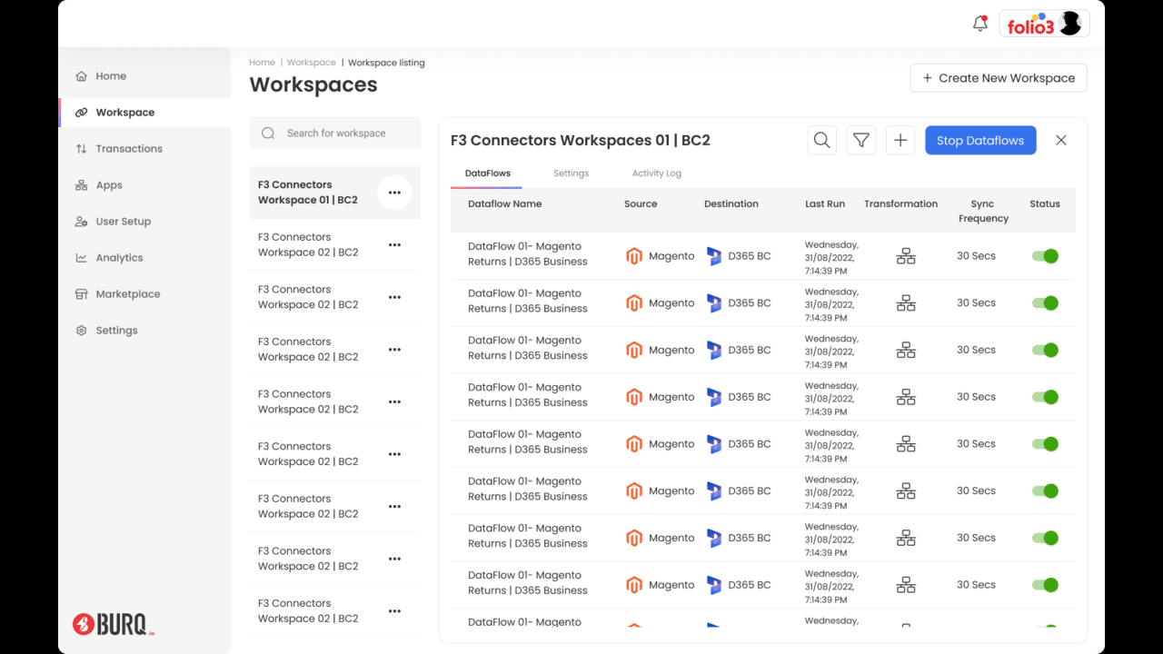 Snapshot 2 of eBay Integration with Dynamics 365 Business Central - BURQ iPaaS