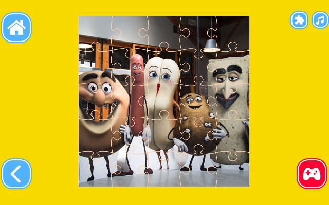 Sausage Party Jigsaw Puzzle Game