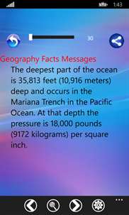 Geography Facts Messages screenshot 5