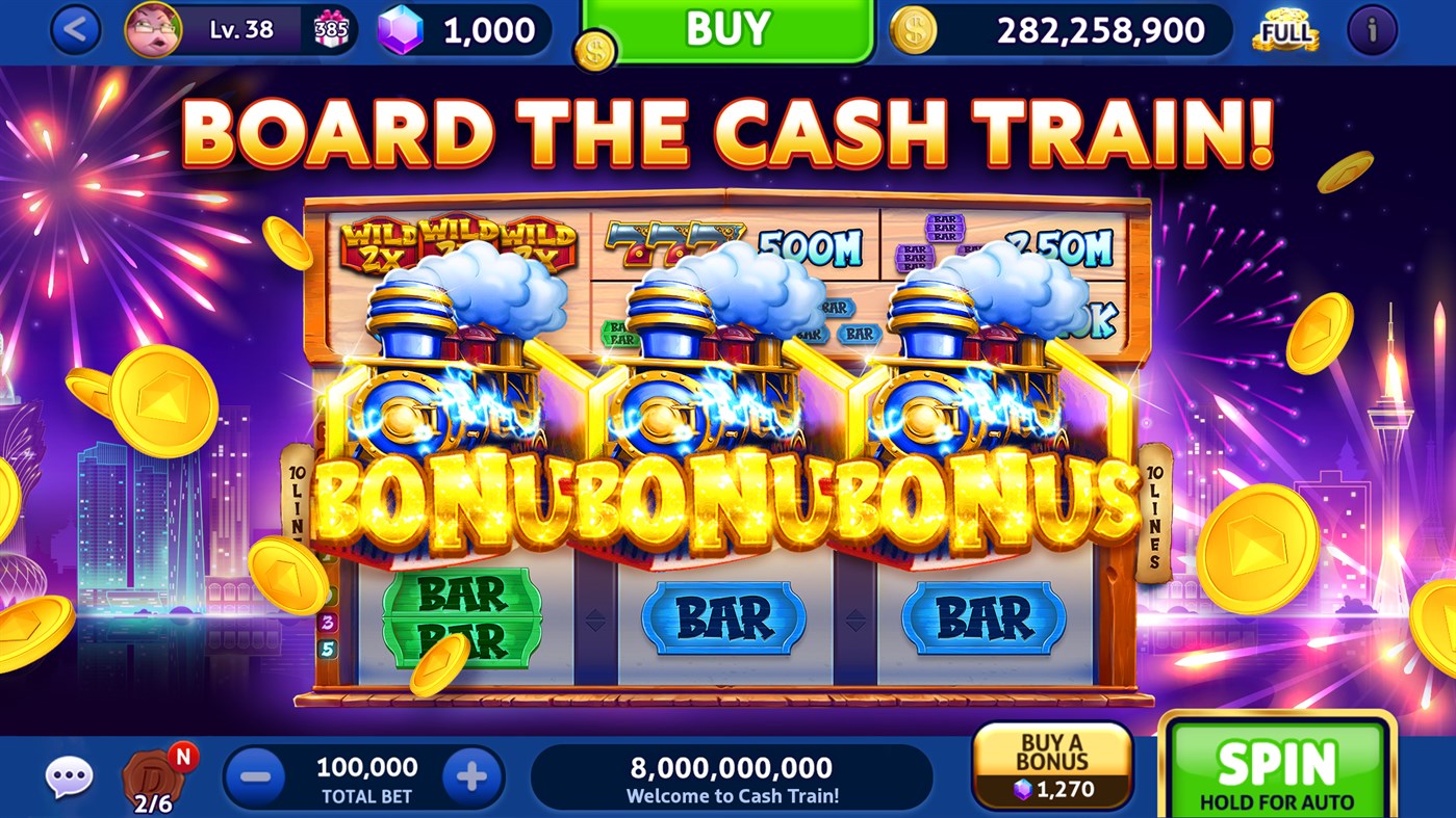 #2. Cash Billionaire Casino - Slot Machine Games (Windows) By: Bagelcode
