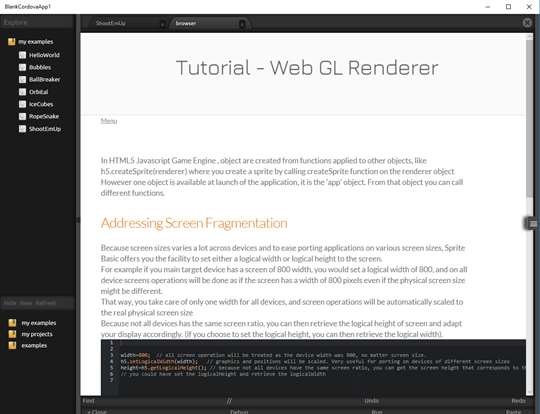HTML5 Javascript Game Maker screenshot 3