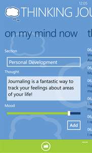 Thinking Journal screenshot 1